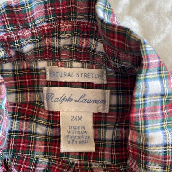 Ralph Lauren plaid button down - Picture 2 of 3
